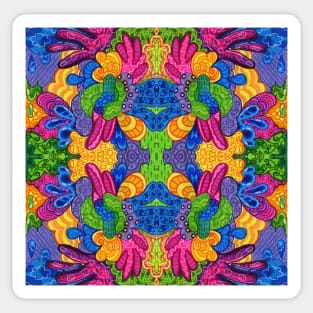 Wild and Free Kaleidoscope Sticker